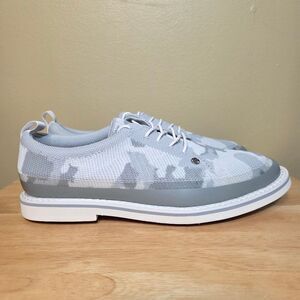 G/Fore Gallivanter Tuxedo Camo Knit Golf Shoes Grey G4MS22EF10 Men's Size 11